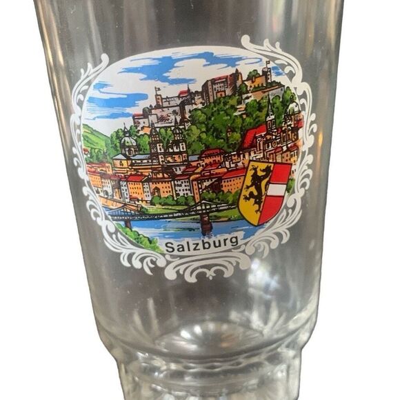 Vintage SALZBURG Austria Beer Glass Perfect for Any Beer Lover HTF Rare - Picture 1 of 13